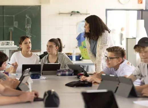 Lernraum des internen Schulprojekts